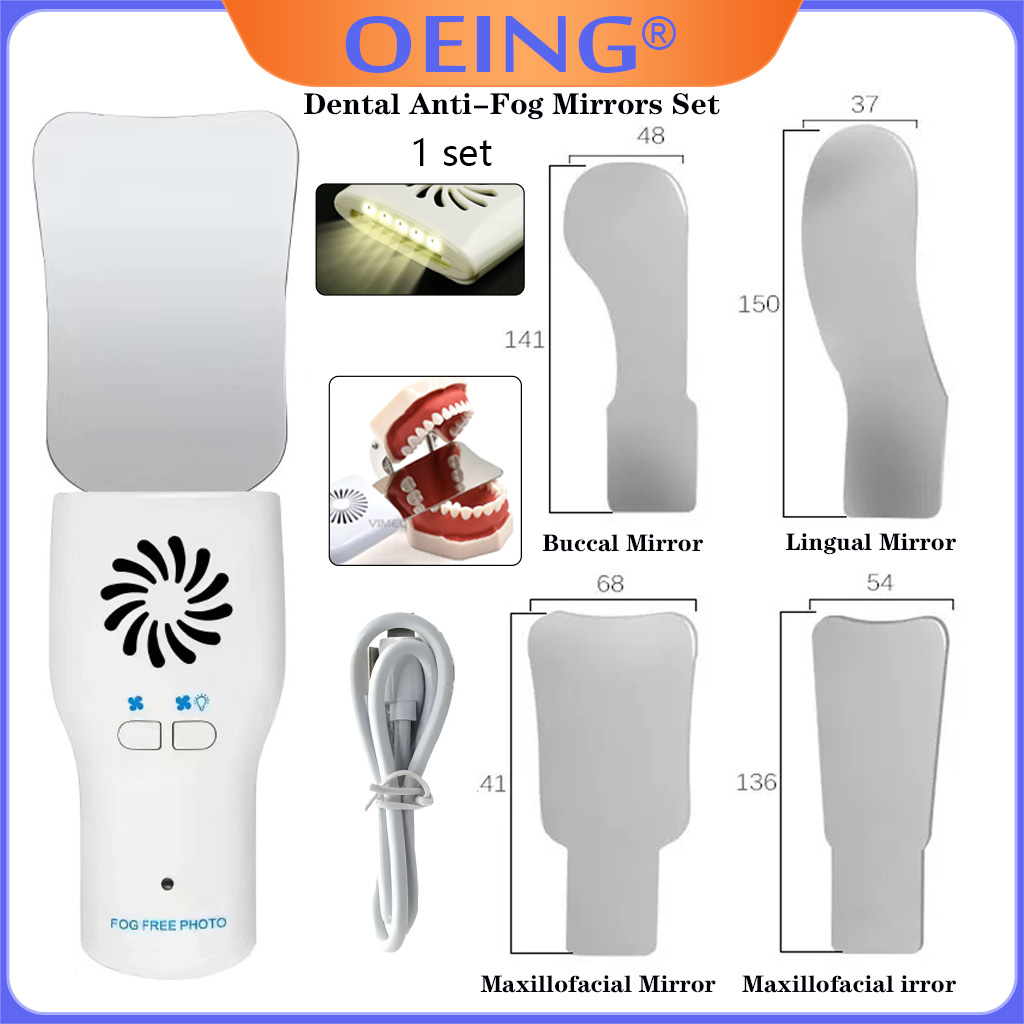 Photography Lighting Reflectors - Set Cermin Anti-Kabut AG Dental untuk