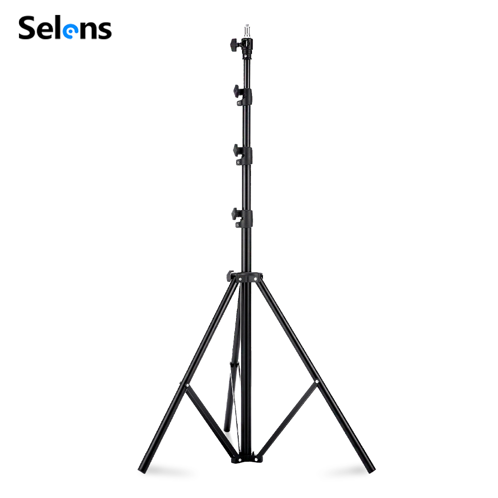 Photography Lighting Reflectors - Statif Lampu Selens 2.2~3.95m dengan Bantalan