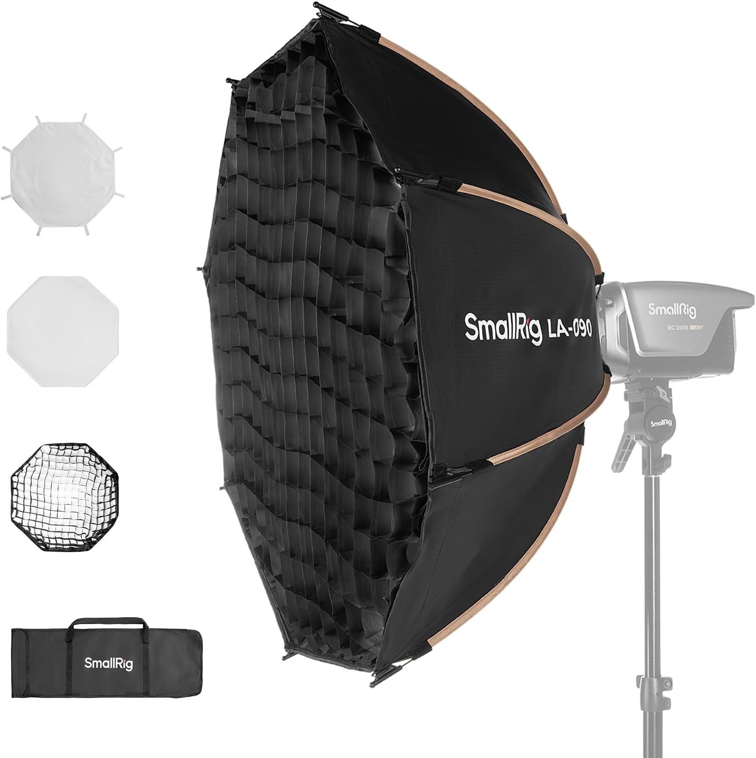 Photography Led Lighting Kit - Kit Pencahayaan Fotografi Softbox Oktagon 35-Inci