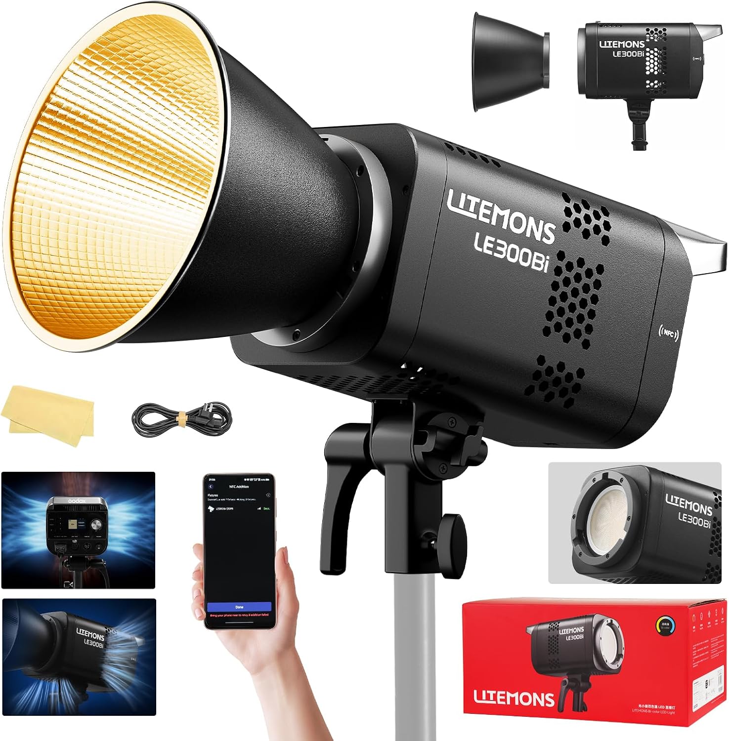 Photography Led Lighting Kit - Kit Pencahayaan Video LED RGB, 3