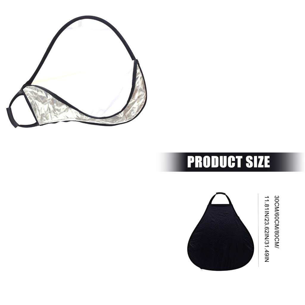 Photography Lighting Reflectors - Reflektor Segitiga dengan Pegangan untuk Pencahayaan