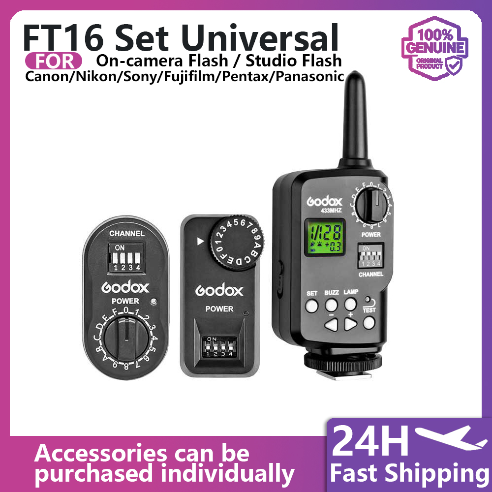 Trigger Receiver Set - Set Trigger Flash FT-16 Transmitter Receiver