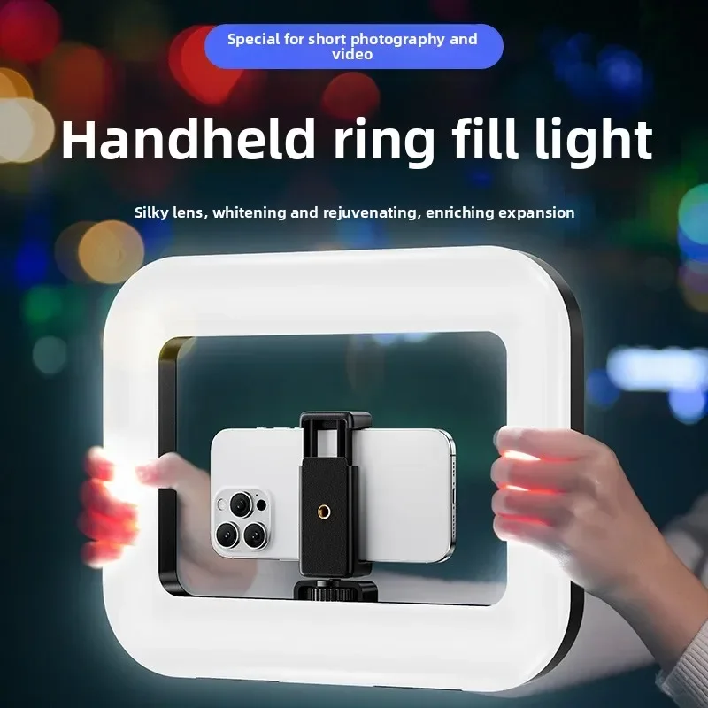 Photography Mobile Lighting - Lampu LED Cincin Genggam Portabel, Lampu