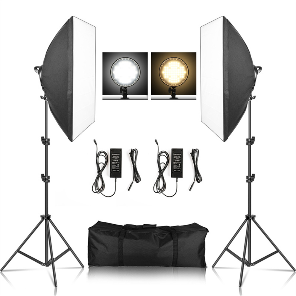 Photography Led Lighting Kit - Softbox Kit Fotografi Cahaya Foto 2M