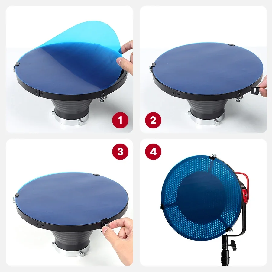 28cm 30 40 50 60 derajat kisi  - Honeycomb Grid Filter ulasan dan harga
