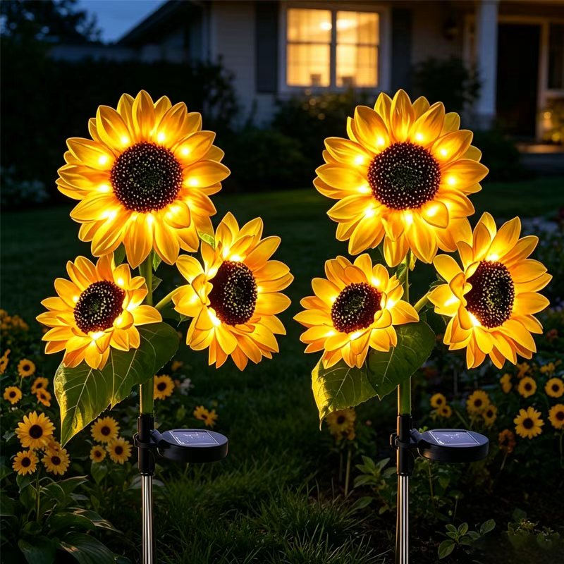 2 Paket Lampu Taman Tenaga Sur - Flower Photography Led Lighting Pack ulasan dan harga