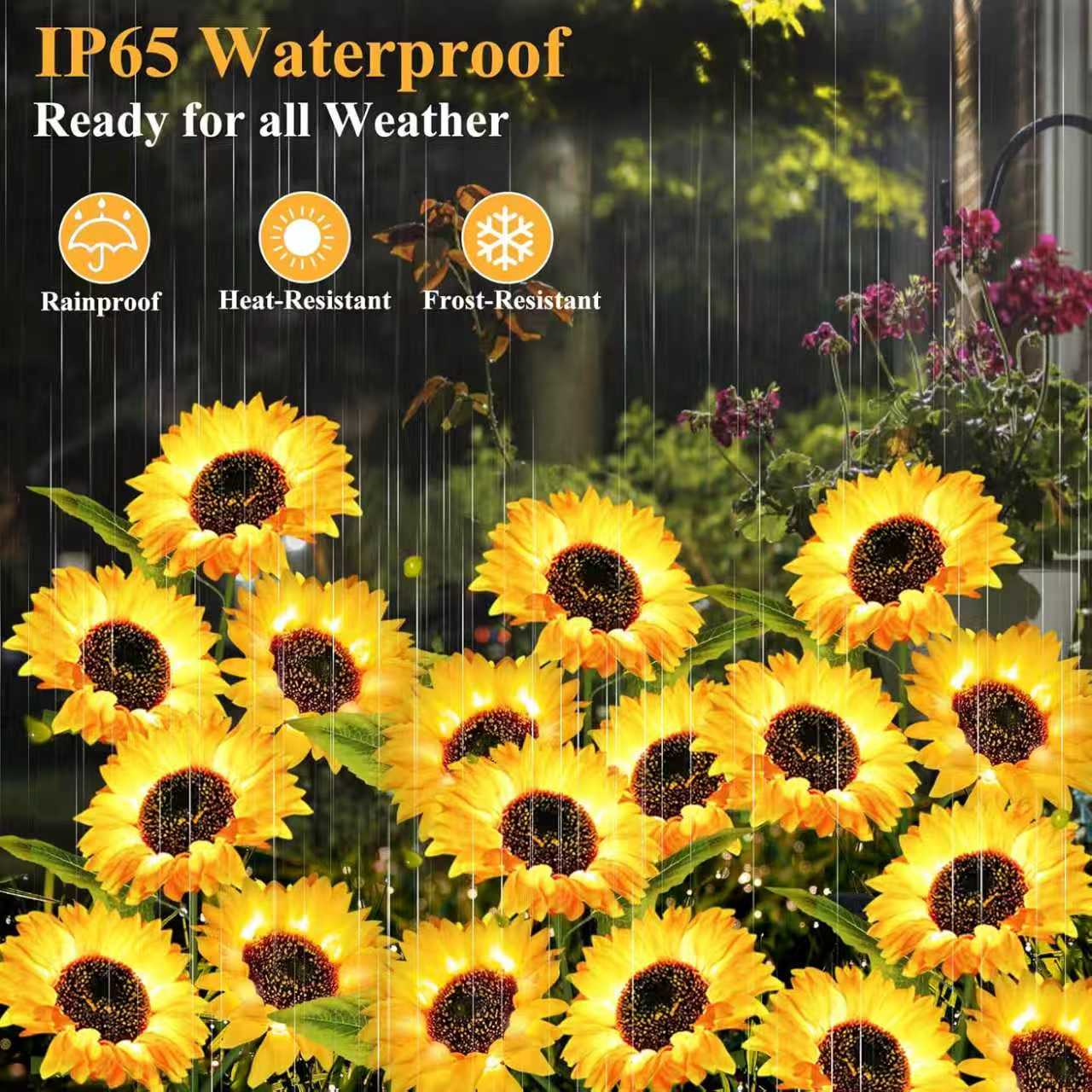 2 Paket Lampu Taman Tenaga Sur - Flower Photography Led Lighting Pack ulasan dan harga