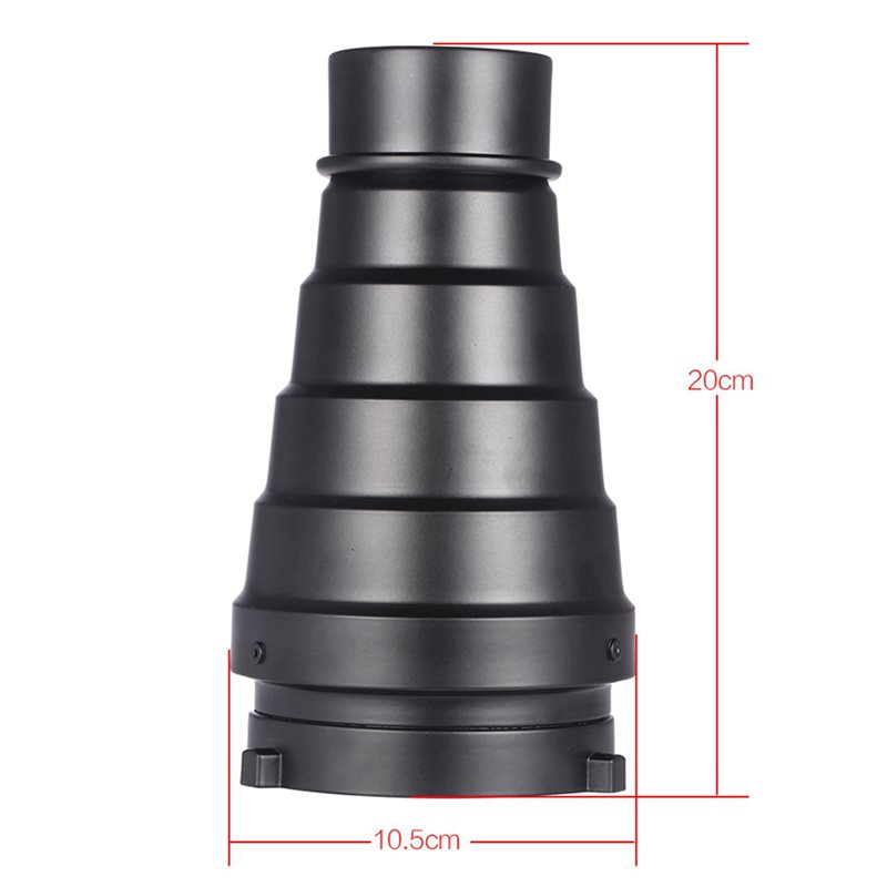 N75R-3X Conical Snoot dengan H - Honeycomb Grid Filter ulasan dan harga