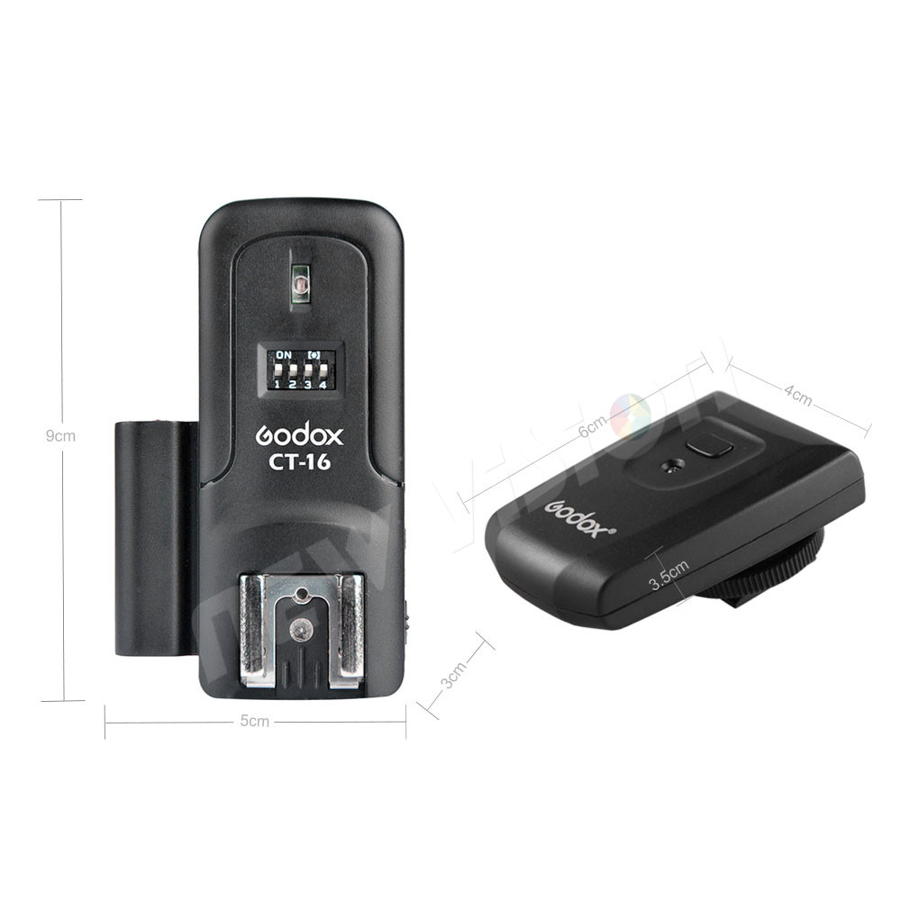 Godox CT-16 Pemicu kilat, 16 s - Trigger Receiver Set ulasan dan harga
