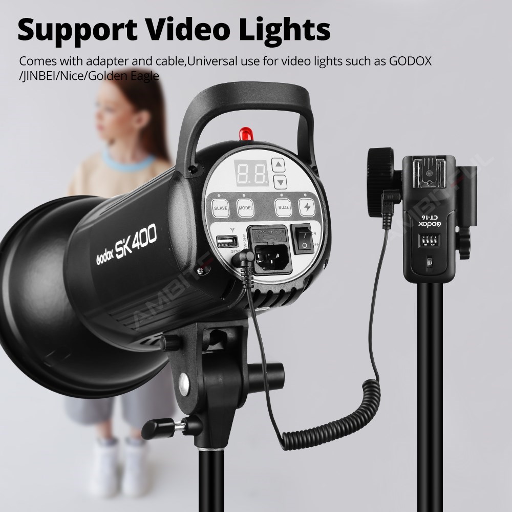 Godox CT-16 16 Saluran Pemanca - Trigger Receiver Set ulasan dan harga
