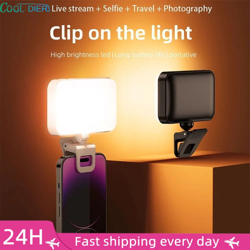 COOL DIER Lampu Selfie LED Sak - Photography Mobile Lighting ulasan dan harga