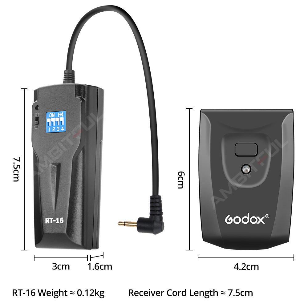 Godox RT-16 16 Saluran Pemicu  - Trigger Receiver Set ulasan dan harga