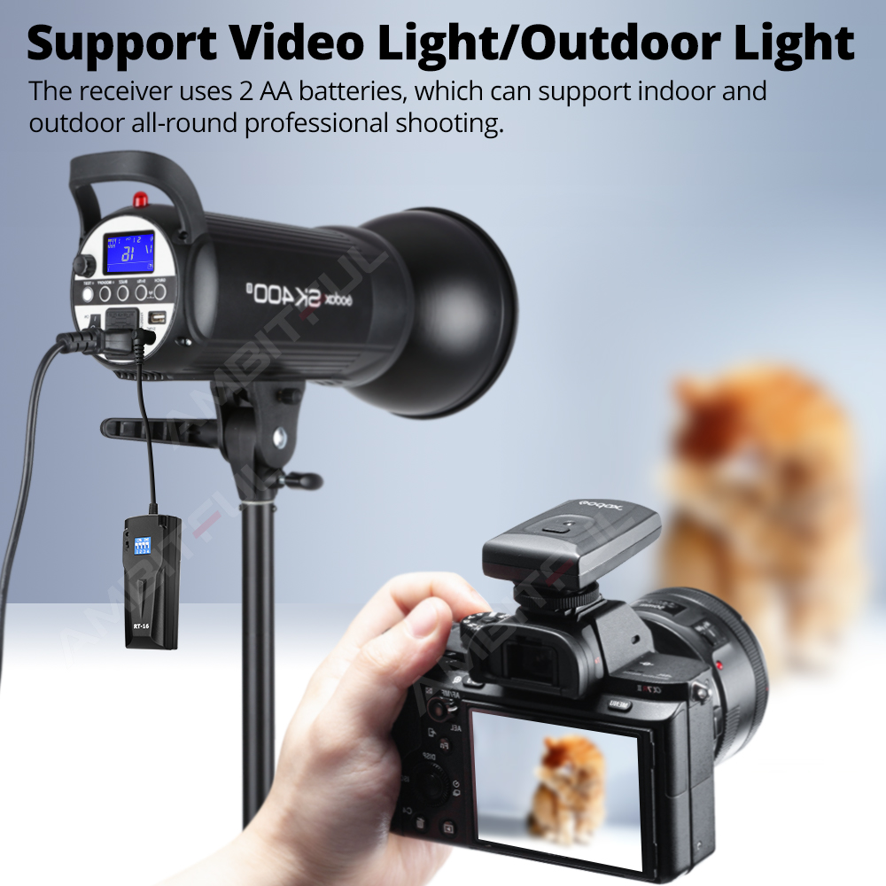 Godox RT-16 16 Saluran Pemicu  - Trigger Receiver Set ulasan dan harga