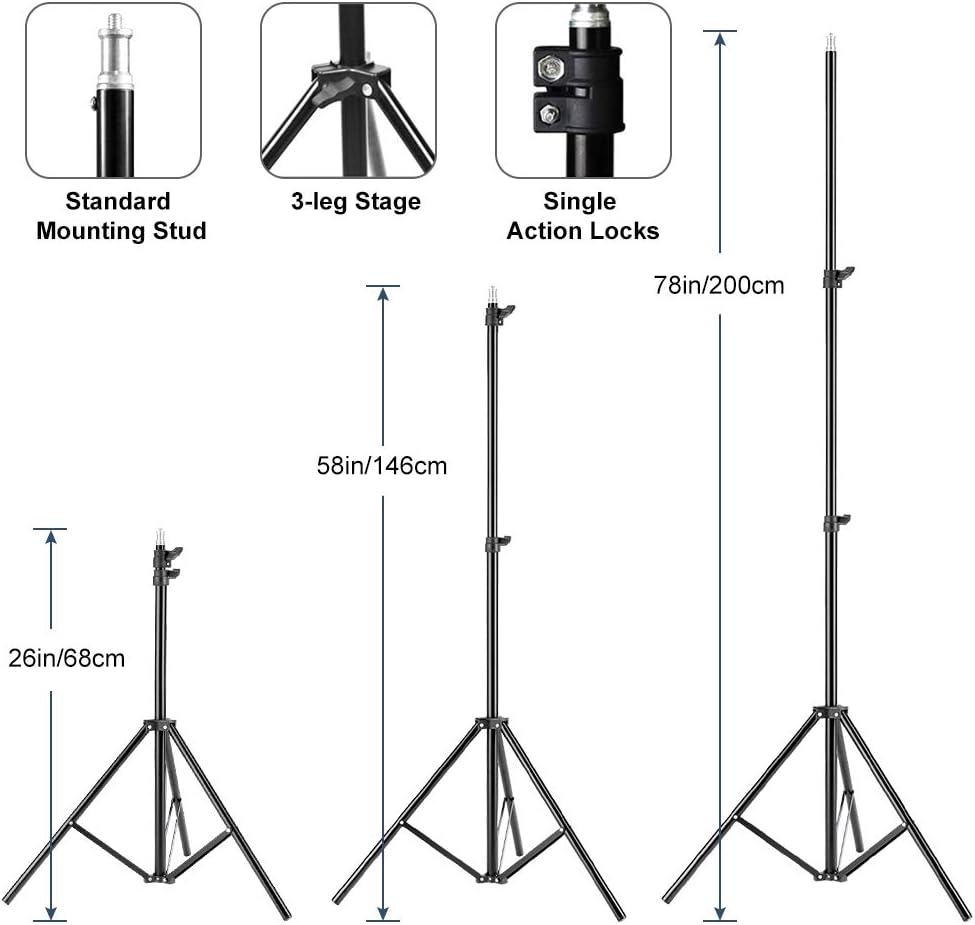Kit Pencahayaan Softbox Fotogr - Photography Led Lighting Kit ulasan dan harga