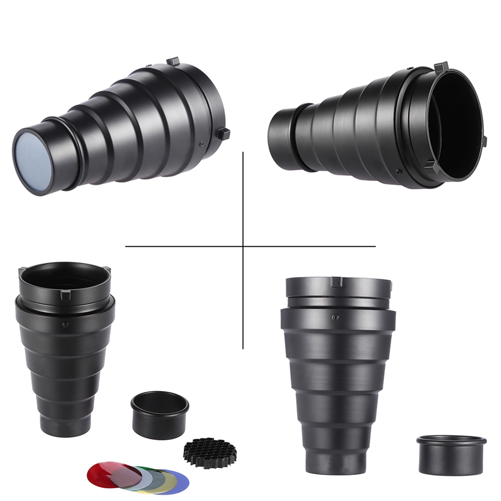 Snoot Kerucut dengan Grid Sara - Honeycomb Grid Filter ulasan dan harga