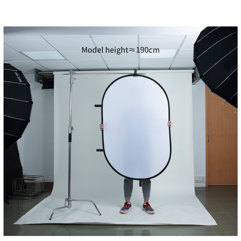 100X150CM Reflektor Oval Lipat - Photography Lighting Reflectors ulasan dan harga