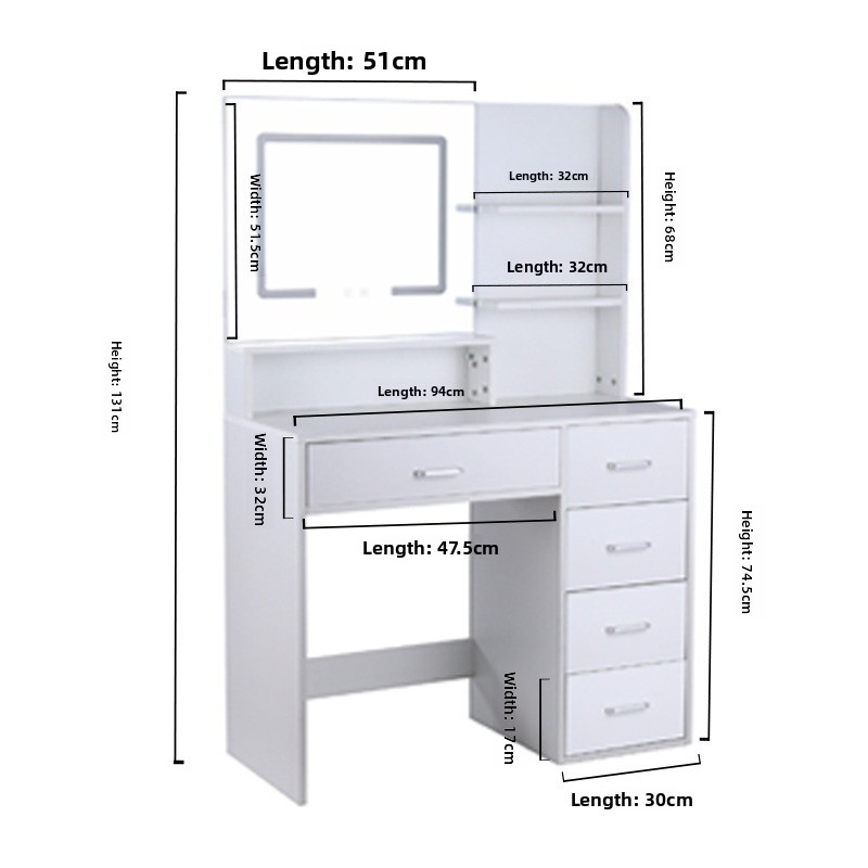 Meja rias, meja cermin, lampu  - Photography Lighting Test ulasan dan harga